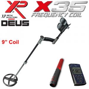 XP Deus - 9" x35, remote & mi6